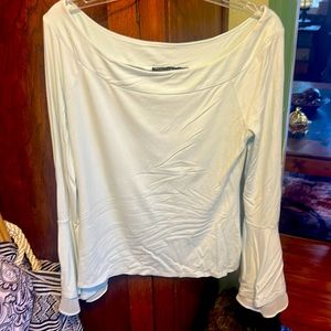 White House black market long sleeve top size large